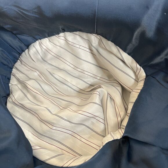 Hickey Freeman Sport Coat Suit Jacket Blue Pinstripe Blazer 40s Wool - Picture 9 of 10